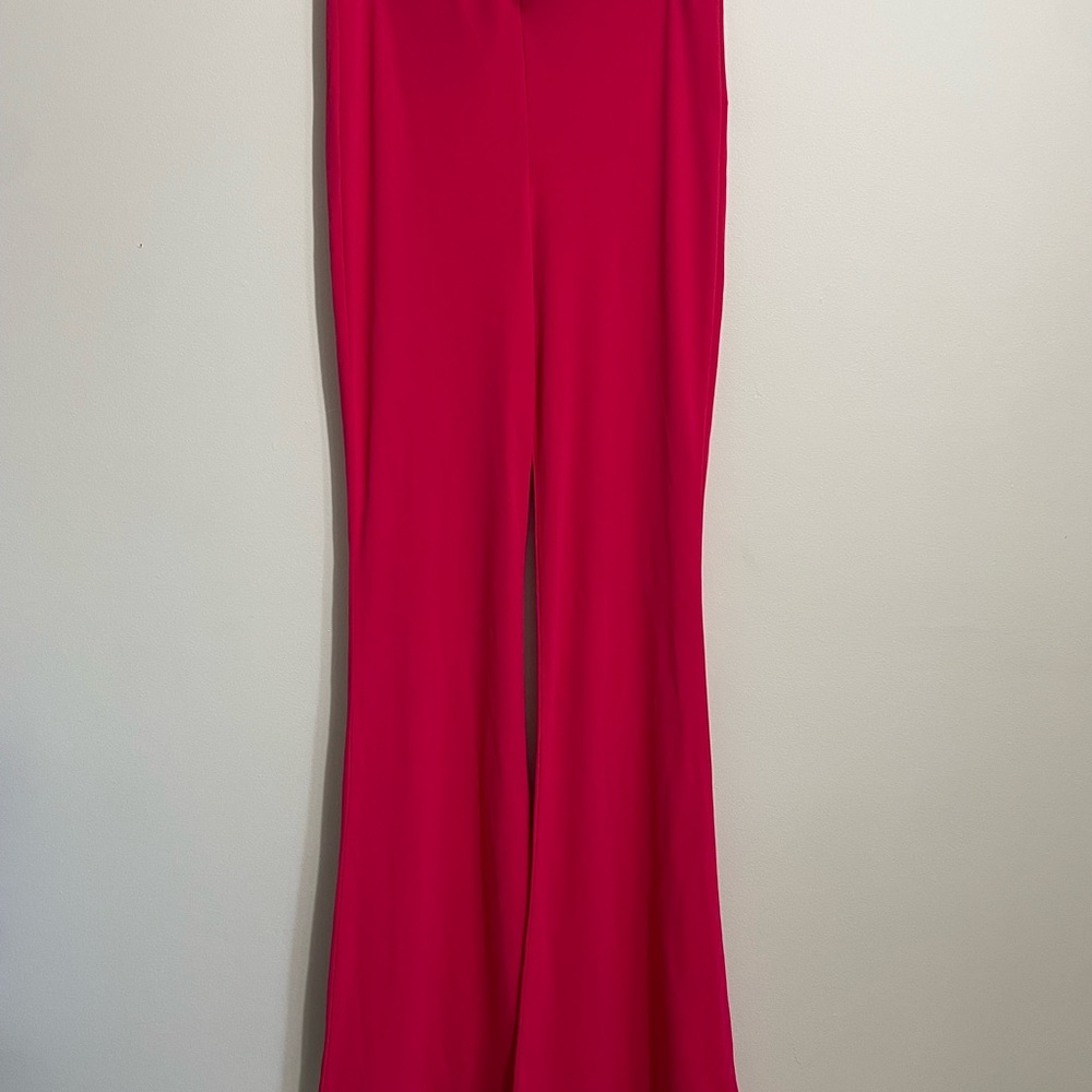 Zara Red Flare Pants